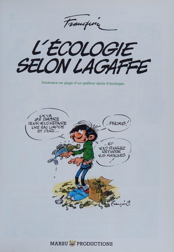 L'Écologie selon Lagaffe